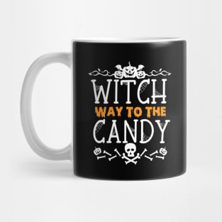 Funny Hlloween Witch's Candy Hunt - Witch Way to The Candy Mug